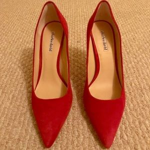 Charles David Red Suede Pumps 9